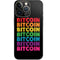 Rainbow Bitcoin iPhone 14 Pro Skin