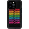 Rainbow Bitcoin iPhone 14 Pro Waterproof Case