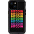 Rainbow Bitcoin iPhone 15 Waterproof Case