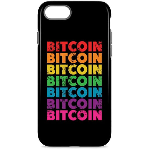 Rainbow Bitcoin iPhone 8 Pro Case