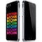 Rainbow Bitcoin iPhone SE (2nd & 3rd Gen) Clear Case