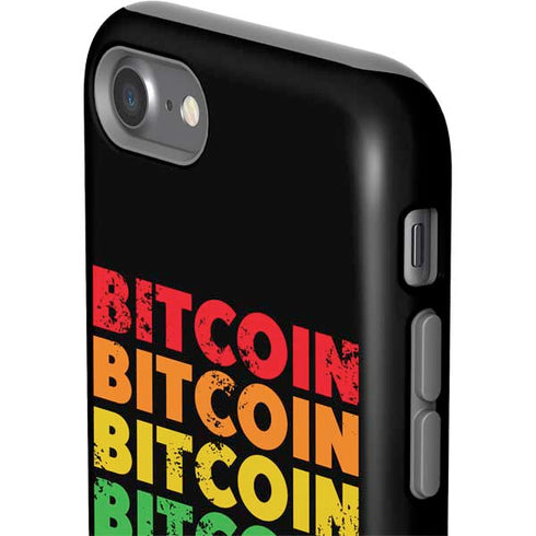 Rainbow Bitcoin iPhone SE (2nd & 3rd Gen) Pro Case