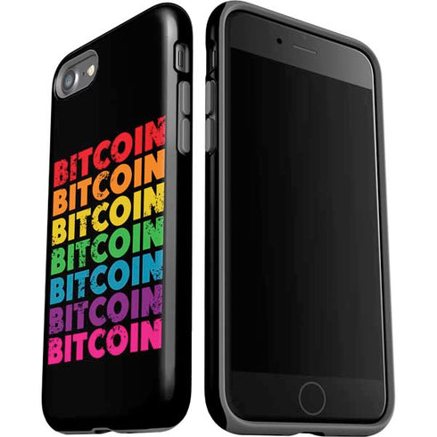 Rainbow Bitcoin iPhone SE (2nd & 3rd Gen) Pro Case