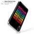 Rainbow Bitcoin iPhone XR Clear Case