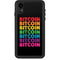 Rainbow Bitcoin iPhone XR Waterproof Case
