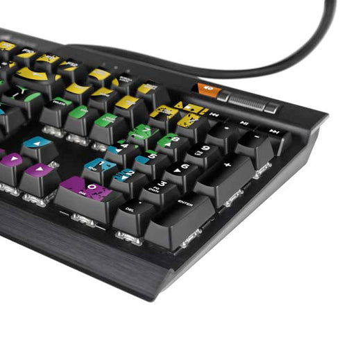 Rainbow Bitcoin K95 RGB PLATINUM Mechanical Gaming Keyboard Skin