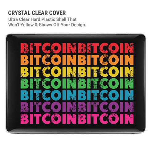 Rainbow Bitcoin MacBook Air 15in (2023-2025) Case plus Skin