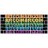Rainbow Bitcoin Magic Keyboard Skin