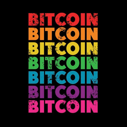 Rainbow Bitcoin Moto E5 Play Skin