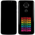 Rainbow Bitcoin Moto E5 Plus Skin