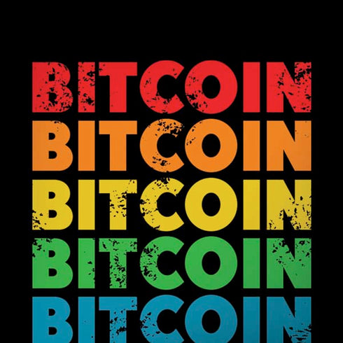 Rainbow Bitcoin Moto G6 Skin