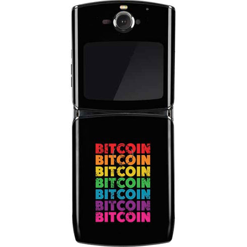 Rainbow Bitcoin Motorola RAZR Skin