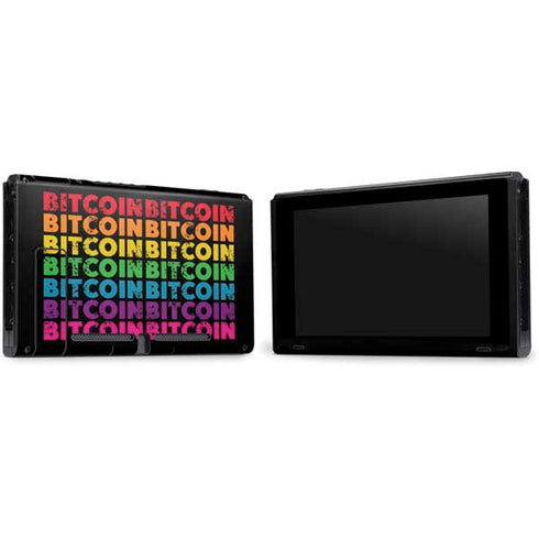Rainbow Bitcoin Nintendo Switch Bundle Skin
