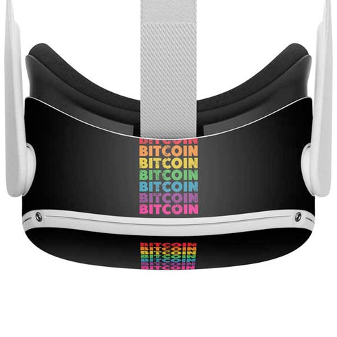 Rainbow Bitcoin Oculus Quest 2 Skin