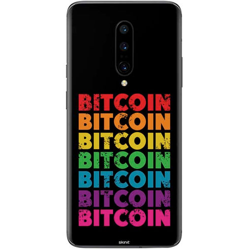 Rainbow Bitcoin OnePlus 7 Pro Skin