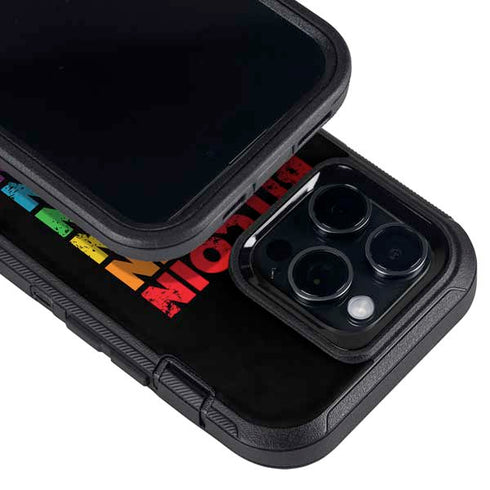 Rainbow Bitcoin Otterbox Defender iPhone Skin