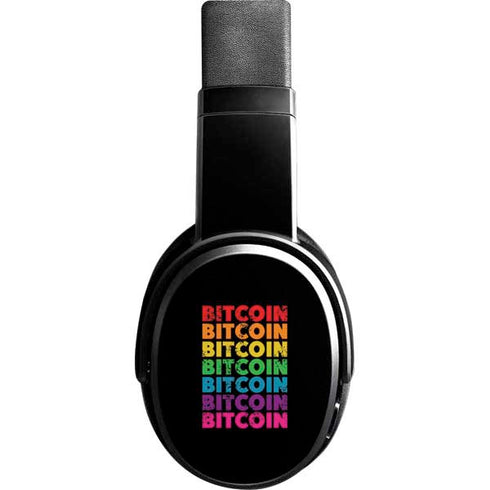 Rainbow Bitcoin Skullcandy Crusher Wireless Skin