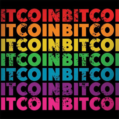 Rainbow Bitcoin Surface Book 2 13.5in Skin