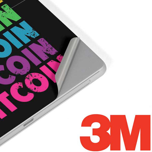 Rainbow Bitcoin Surface Go Skin