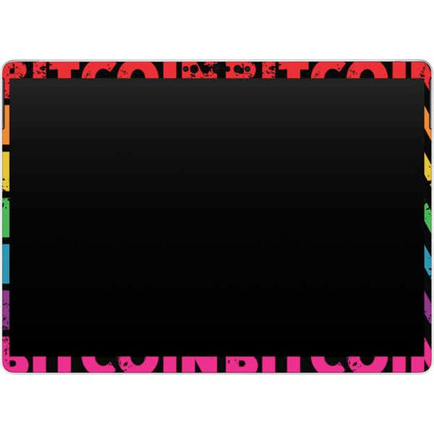 Rainbow Bitcoin Surface Pro 9 Skin