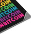 Rainbow Bitcoin Universal Laptop 17in (13.8 x 10in) Skin