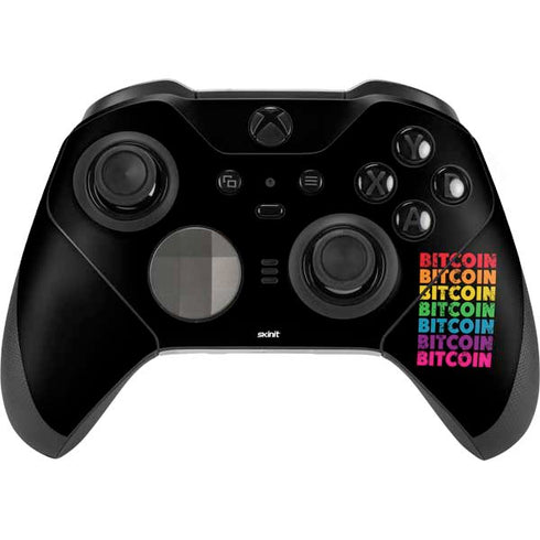 Rainbow Bitcoin Xbox Elite Wireless Controller Series 2 Skin