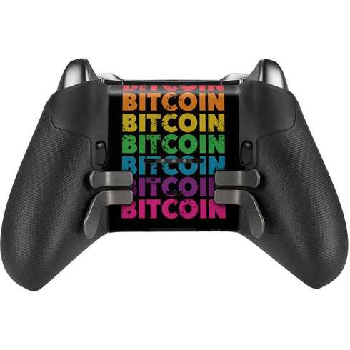 Rainbow Bitcoin Xbox Elite Wireless Controller Series 2 Skin