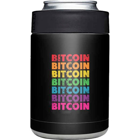 Rainbow Bitcoin Yeti Colster Can Insulator Skin