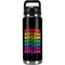 Rainbow Bitcoin YETI Rambler 26oz Bottle Skin