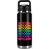 Rainbow Bitcoin YETI Rambler 26oz Bottle Skin