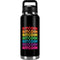 Rainbow Bitcoin YETI Rambler 36oz Bottle Skin