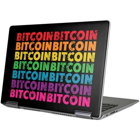 Rainbow Bitcoin Yoga 710 14in Skin