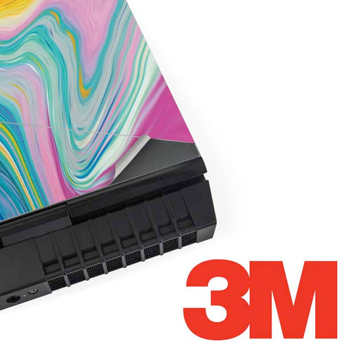 Rainbow Marble by Etta Vee Dell Alienware Skin