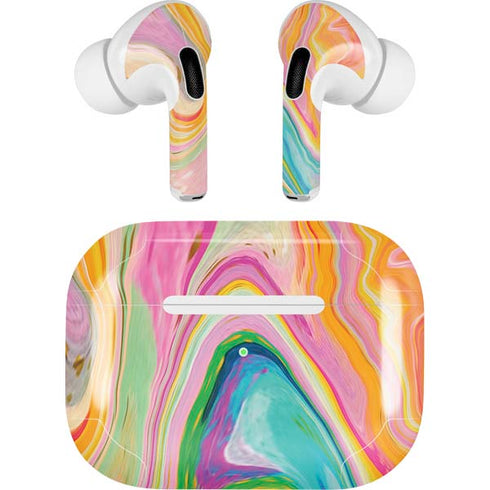 Etta Vee Rainbow Marble Apple AirPods Pro Skin