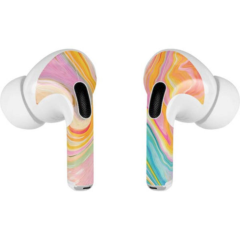 Etta Vee Rainbow Marble Apple AirPods Pro Skin