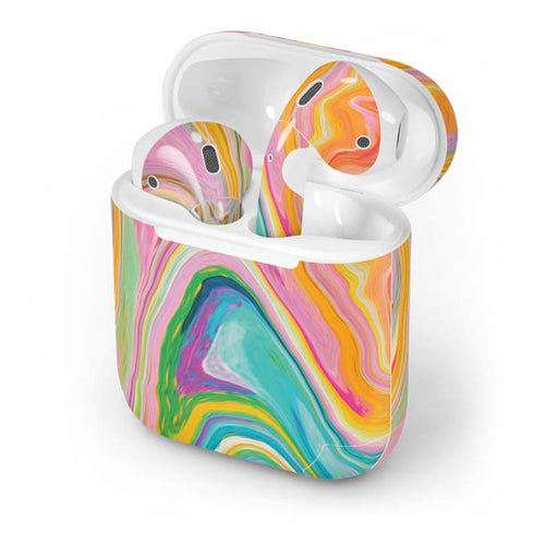 Etta Vee Rainbow Marble Apple AirPods Skin