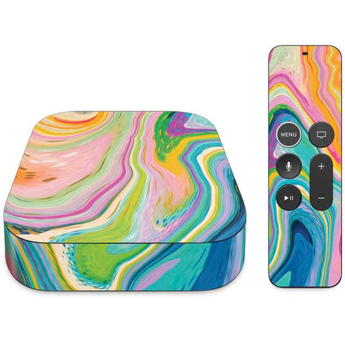 Etta Vee Rainbow Marble Apple TV Skin