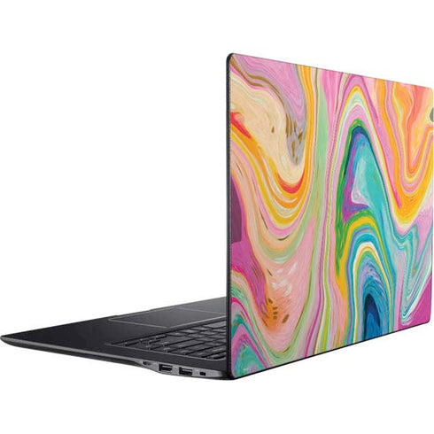 Etta Vee Rainbow Marble Ativ Book 9 (15.6in 2014) Skin