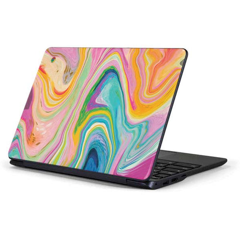 Etta Vee Rainbow Marble Samsung Chromebook Skin