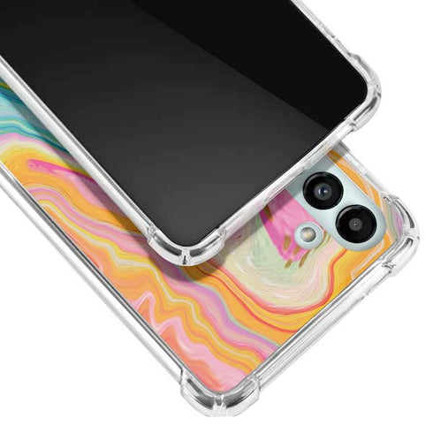 Etta Vee Rainbow Marble Galaxy A13 5G Clear Case