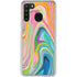 Etta Vee Rainbow Marble Galaxy A21 Clear Case