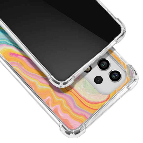 Etta Vee Rainbow Marble Galaxy A53 5G Clear Case