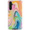 Rainbow Marble by Etta Vee Galaxy A54 5G Clear Case