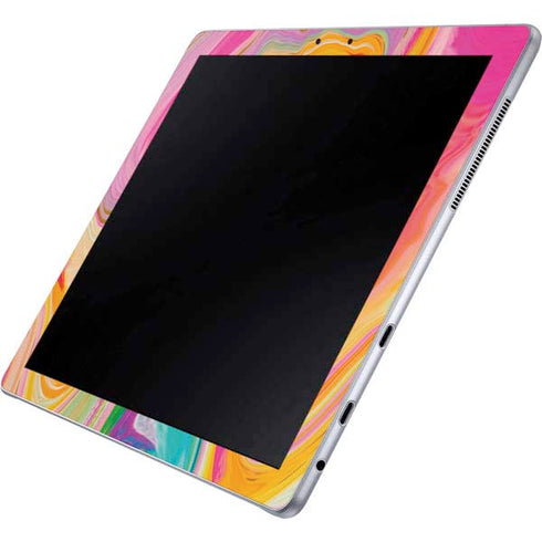 Etta Vee Rainbow Marble Galaxy Book 12in Skin