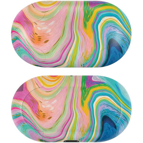 Etta Vee Rainbow Marble Galaxy Buds Skin