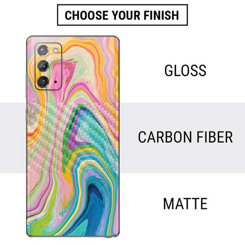 Etta Vee Rainbow Marble Galaxy Note20 5G Skin