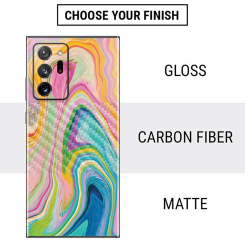 Etta Vee Rainbow Marble Galaxy Note20 Ultra 5G Skin