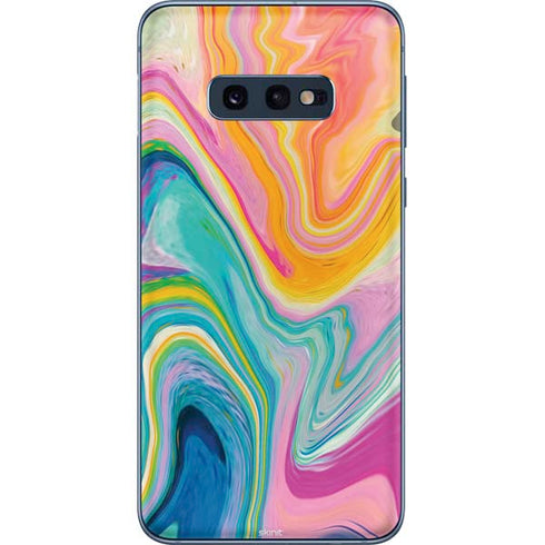 Etta Vee Rainbow Marble Galaxy S10e Skin