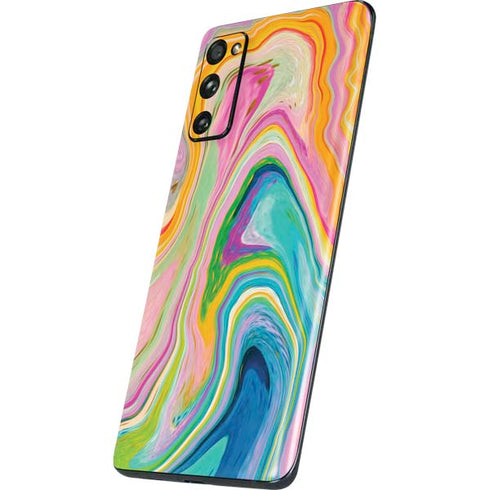 Etta Vee Rainbow Marble Galaxy S20 Fan Edition Skin
