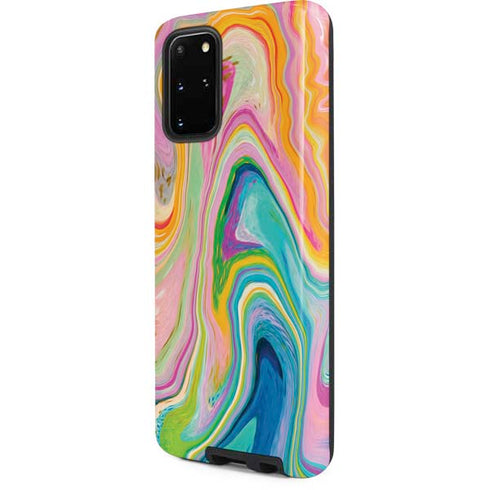 Etta Vee Rainbow Marble Galaxy S20 Plus Pro Case